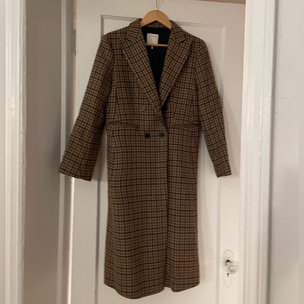 Plaid Sandro Coat